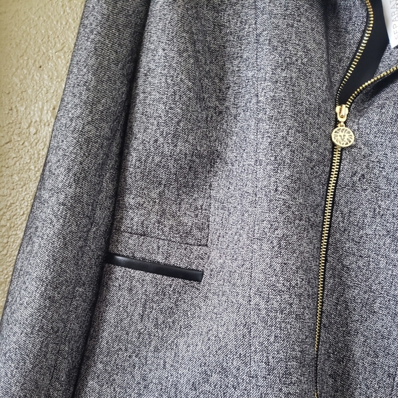 HP NWT Ann Klein Separates that Work Zip Up Blazer - Picture 5 of 8
